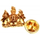 Royal Navy Warrant Officer Lapel Pin Badge (Metal / Enamel)